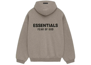 Fear of God Essentials Fleece Hoodie FW24 Heather Grey (Oversized) | Next Step