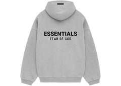 Fear of God Essentials Fleece Hoodie FW24 Light Heather Gray (Oversized)
