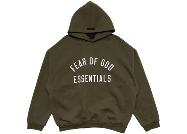 Fear of God Essentials Fleece Hoodie Military - 192BT246255F - View 1 | Next Step