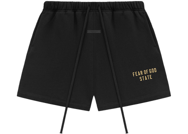 Fear of God Essentials Fleece Soccer Short Black - 160BT242000F - View 1 | Next Step