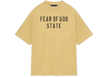 Fear of God Essentials Heavy Crewneck Tee Amber - 125BT242003F - View 1 | Next Step