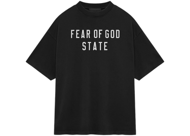 Fear of God Essentials Heavy Crewneck Tee Black - 125BT242000F - View 1 | Next Step