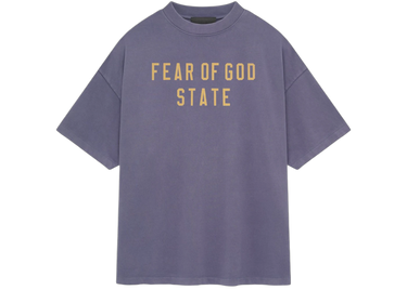 Fear of God Essentials Heavy Crewneck Tee Lavender - 125BT242007F - View 1 | Next Step