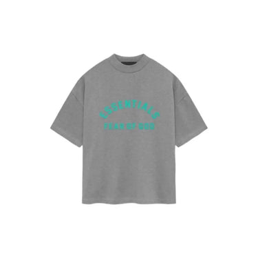 Fear of God Essentials Heavy Jersey SS24 Dark Heather Oatmeal Tee (Double Oversized) | Next Step