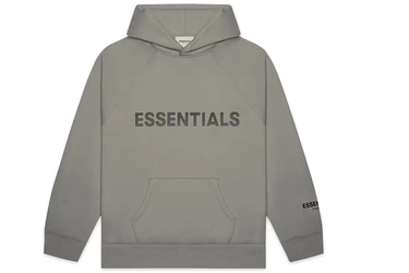 Fear of God Essentials Hoodie Applique Logo FW20 Cement | Next Step