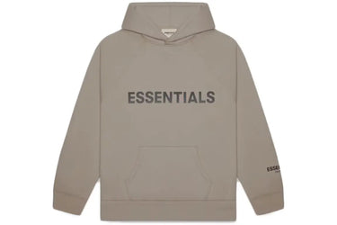 Fear of God Essentials Hoodie FW20 Applique Logo Taupe - FW20 - View 1 | Next Step