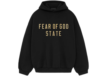 Fear of God Essentials Hoodie FW24 State Black - FW24 - View 1 | Next Step