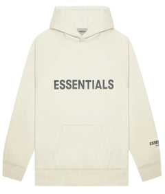 Fear of God Essentials Hoodie SS20 Applique Logo Buttercream