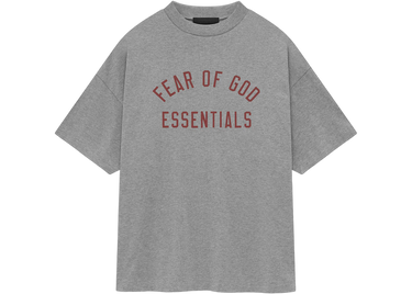 Fear of God Essentials Jersey Crewneck Tee Dark Heather - 125BT244191F - View 1 | Next Step