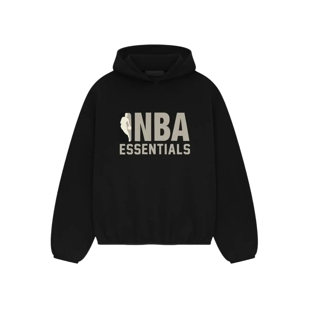 Fear of God Essentials SS25 NBA Hoodie Black Grey (Oversized)