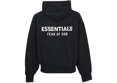 Fear of God Essentials Zip Up Hoodie Black - 192AS254780F - View 1 | Next Step