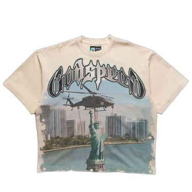 Godspeed JFK To MIA T-Shirt White - godspeed-jfk-to-mia-t-shirt-white - View 1 | Next Step