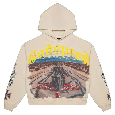 Godspeed Long Lonely Road Hoodie Bone - godspeed-long-lonely-road-hoodie-bone - View 1 | Next Step