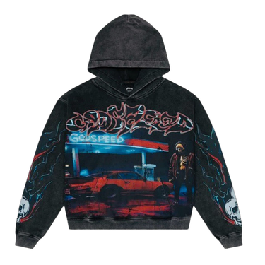 Godspeed Pitstop Hoodie Black - godspeed-pitstop-hoodie-black - View 1 | Next Step