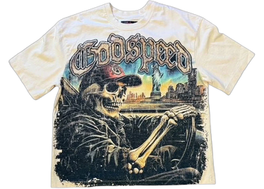 Godspeed Sightseeing T-shirt Bone - godspeed-sightseeing-t-shirt-bone - View 1 | Next Step