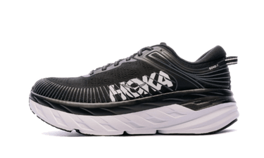 Hoka One One Bondi 7 Black White - 1110518-BWHT - View 1 | Next Step