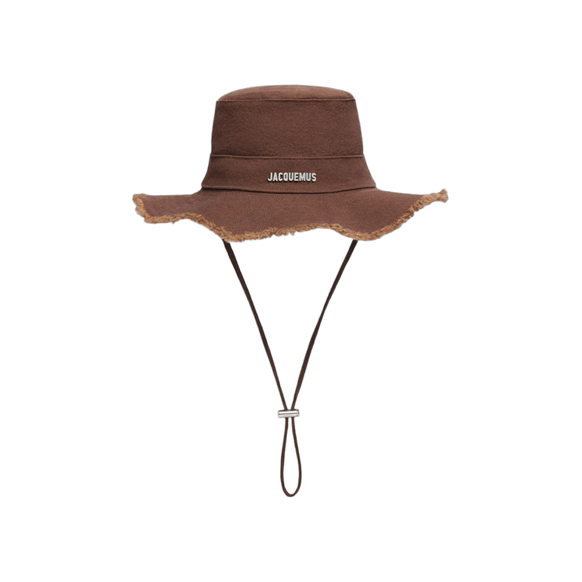 Jacquemus Le Bob Artichaut Frayed Expedition Hat Brown