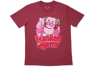 KAWS x Monsters Franken Berry T-shirt Red - kaws-x-monsters-franken-berry-t-shirt-red - View 1 | Next Step