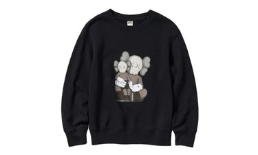 KAWS x Uniqlo Longsleeve Sweatshirt Black | Next Step