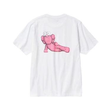 KAWS x Uniqlo UT Short Sleeve Graphic T-shirt Pink | Next Step