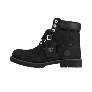 Louis Vuitton Timberland 6" Ankle Boot Black Monogram - 1AD73H - View 1 | Next Step