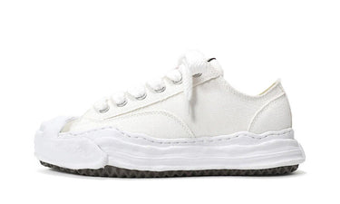 Maison Mihara Yasuhiro Hank OG Sole Canvas Low White - A05FW702-WHT - View 1 | Next Step