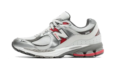 New Balance 2002R Silver Metallic Team Red | Next Step