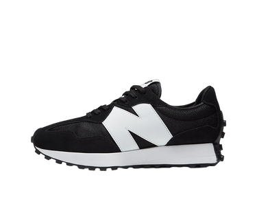 New Balance 327 Black White N Logo - MS327CBW - View 1 | Next Step