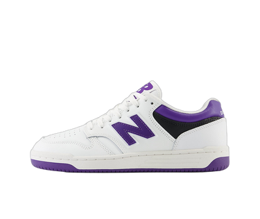 New Balance 480 White Prism Purple - BB480LPB - View 1 | Next Step