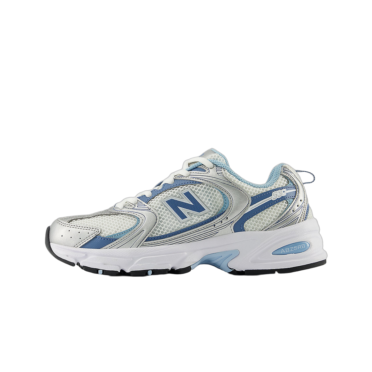 New Balance 530 Silver Metallic Heron Blue