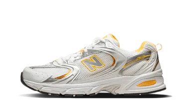 New Balance 530 White Vibrant Apricot Silver Metallic - MR530PUT - View 1 | Next Step