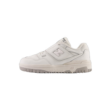 New Balance 550 Bungee Lace Top Strap White Grey | Next Step