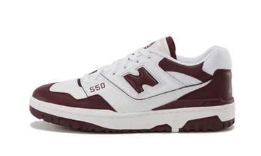 New Balance 550 White Burgundy - BB550BZ1 - View 1 | Next Step