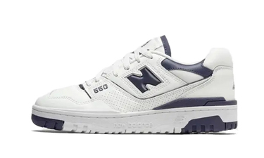 New Balance 550 White Dark Mercury - BBW550BA - View 1 | Next Step