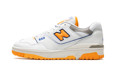 New Balance 550 White Vibrant Orange - BB550WTO - View 1 | Next Step