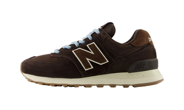 New Balance 574 Black Coffee - W57474P - View 1 | Next Step