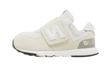 New Balance 574 Hook and Loop Nimbus Cloud White (TD) - NW574EVW - View 1 | Next Step