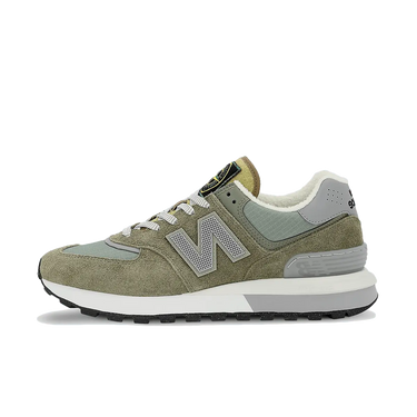 New Balance 574 Legacy Stone Island Green - U574LGST - View 1 | Next Step