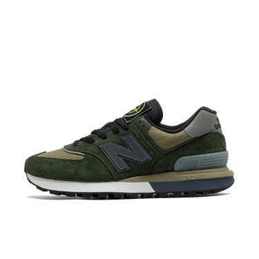 New Balance 574 X Stone Island Legacy Dark Green - U574LGIL - View 1 | Next Step