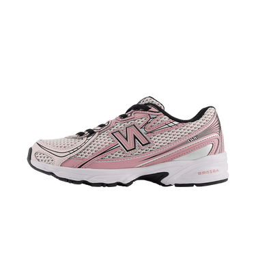New Balance 740 Bungee Lace Washed Burgundy Pink Taffy (PS) - PZ740DK - View 1 | Next Step
