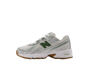 New Balance 740 Silver Metalic Dark Alpine Green | Next Step