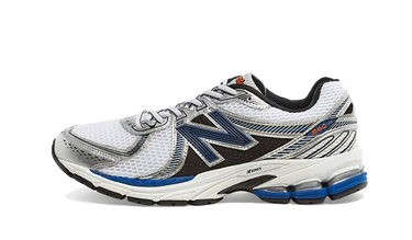 New Balance 860v2 White Team Royal Silver - ML860XB - View 1 | Next Step