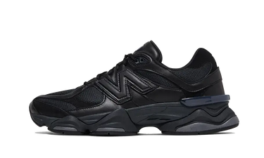 New Balance 9060 Triple Black Leather - U9060NRI - View 1 | Next Step