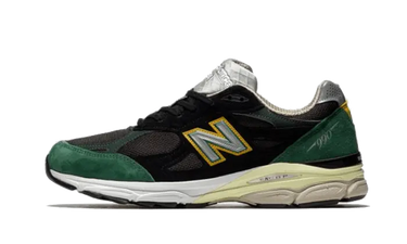 New Balance 990 V3 Black Green Yellow - M990CP3 - View 1 | Next Step
