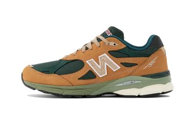 New Balance 990 V3 Made In USA Brown Olive - M990WG3 - View 1 | Next Step