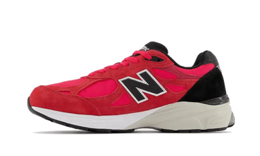New Balance 990 V3 Red Suede - M990PL3 - View 1 | Next Step