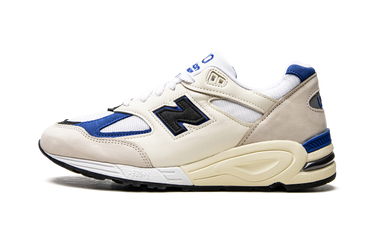 New Balance 990v2 MiUSA White Blue - M990WB2 - View 1 | Next Step