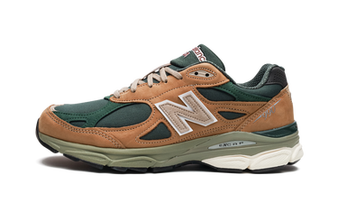 New Balance 990v3 MiUSA Tan Green - M990WG3 - View 1 | Next Step