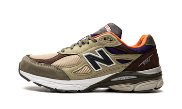 New Balance 990v3 MiUSA Teddy Santis Khaki Orange - M990BT3 - View 1 | Next Step