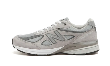 New Balance 990v4 MiUSA Grey Silver - U990GR4 - View 1 | Next Step